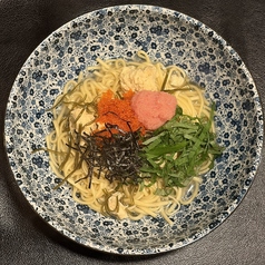 汲み上げ湯葉とたらこ昆布だしであっさりと
