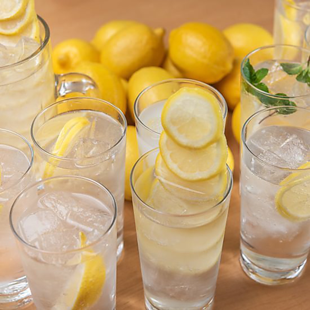 こだわりのレモンサワーは10種類！お好みのレモンサワーを見つけて下さい♪