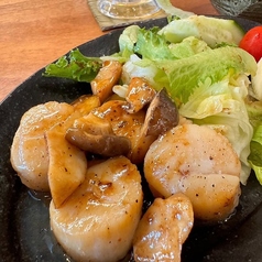 貝柱のバター焼