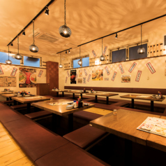 掘りごたつ席です