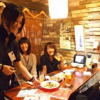 笑顔でお客様をお迎え