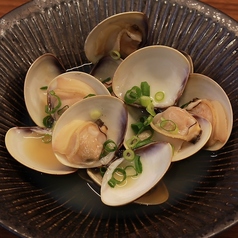 九十九里産蛤の酒蒸し