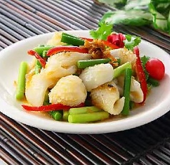 イカのXOソース炒め