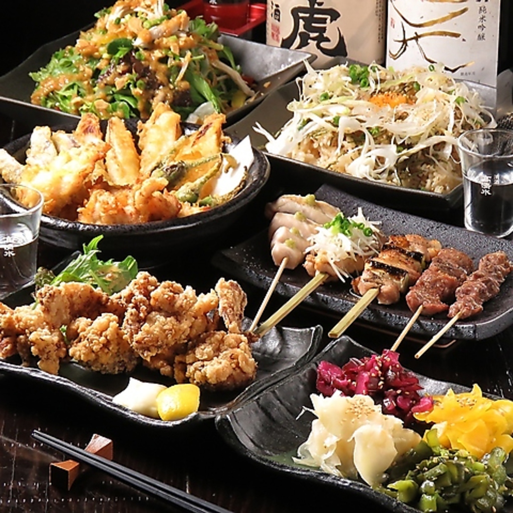 全てのコースでやみつき厳選の串焼きを楽しめます♪