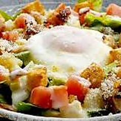 ～自家製シーザーサラダ～ 豚タン炭火焼きと焼き野菜添え