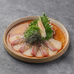 薬味たっぷりゴマカンパチ
