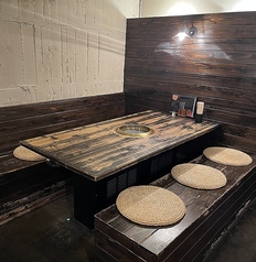 6名様テーブル席です。お座敷席が苦手なお客様に。