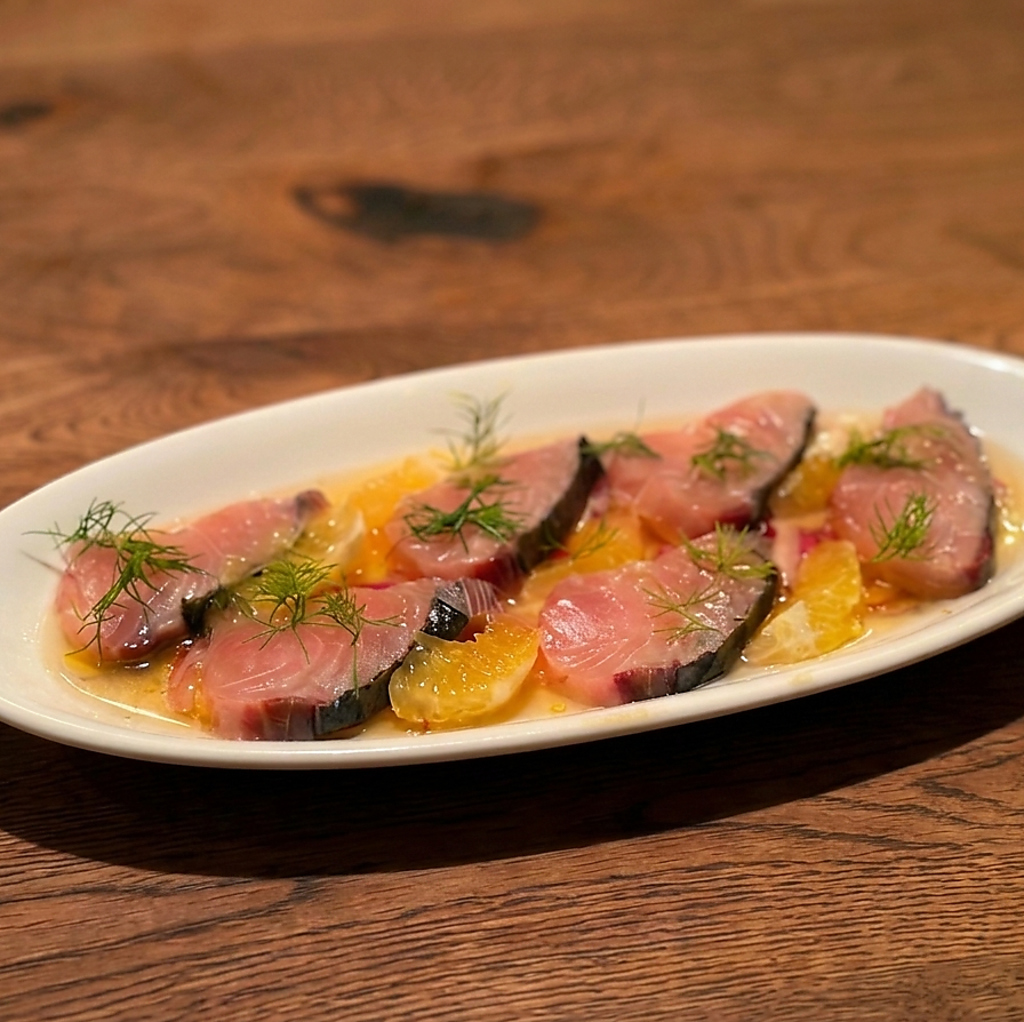 サワラの炙りカルパッチョ