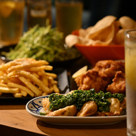 お酒に合う一品メニューも充実！パーティーに最適♪