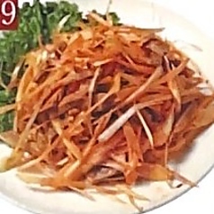 ネギとチャーシューの辛味和え