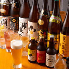 全国各地の銘酒や定番の生ビール◎多様な飲み物を満喫!