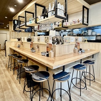 落ち着いたお洒落な店内