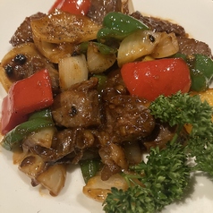 ◆牛リブロースのペッパーソテー