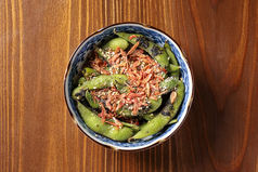 魚介塩の炙り枝豆