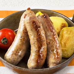 阿蘇自然豚ソーセージとイタリアンポテトのオーブン焼き