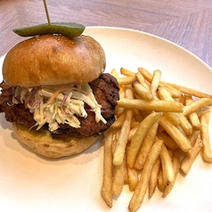 ■クリスピーチキンバーガー　ハニーマスタード＆アップルキャベツスロー