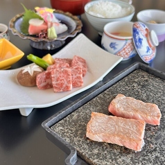 「和牛石炙り焼き」