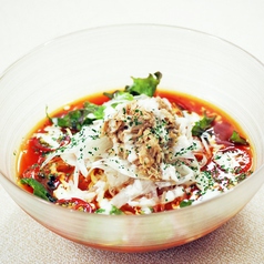 トマトスープとツナの涼風サラダ麺
