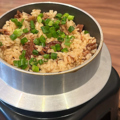 料理メニュー写真 タイのほぐし身の釜飯