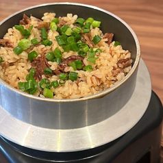 タイのほぐし身の釜飯