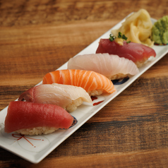 本日の握り五貫