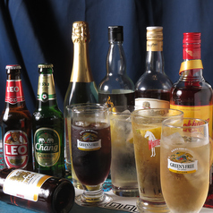 アルコールメニュー充実！バーとしてのご利用も◎