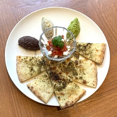 ■メゼ　3種のペースト＆フレッシュトマトサルサ