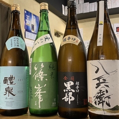 【厳選地酒】全国の銘柄を常時10種以上！