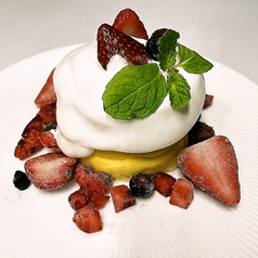 フローズンベリーのパンケーキ