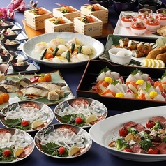 JR九州ステーションホテル小倉 鉄板 串焼き 八くらのコース写真