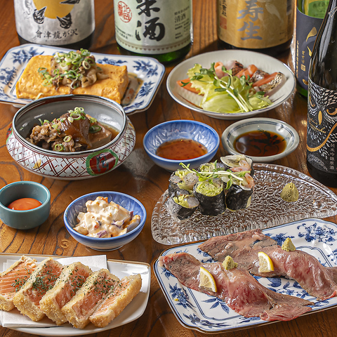【天理駅より徒歩圏内】厳選和牛と豆腐料理や季節の旬の食材を活かした料理をご提供。