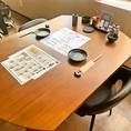 2名様掛けのテーブルもございます！