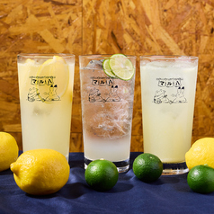 焼き鳥マル八こだわりサワー！果汁そのままの美味しさ♪