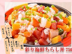 彩り海鮮ちらし丼