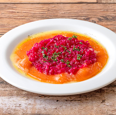 スモークサーモンカルパッチョ