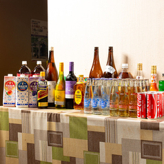 豊富なドリンクメニュー