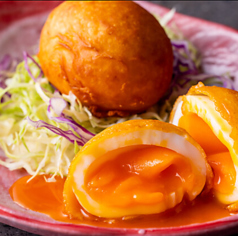 トロったまごの唐揚げ