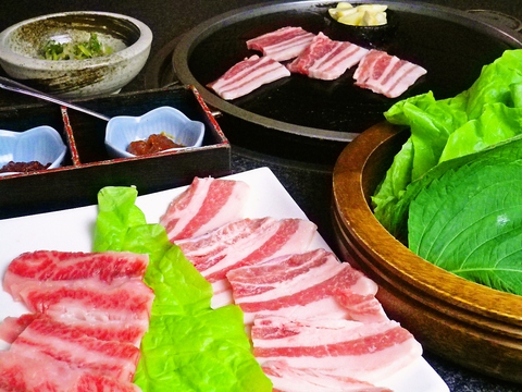 日本人好みにアレンジされた韓国料理が大人気。自家製の韓国味噌やポン酢も絶品☆