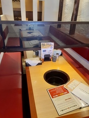 仕切りを外せば、団体様でもご利用可能です