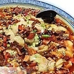 白身魚の四川風麻辣煮込み/豚肉の四川風麻辣煮込み 各