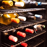 種類豊富なワイン◎お料理に合わせた赤ワイン・白ワインは15種類前後ご用意しております。