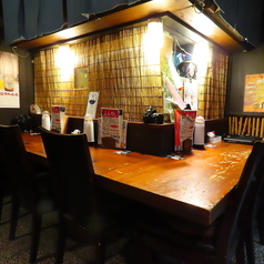 お一人様も歓迎！カウンター席完備！