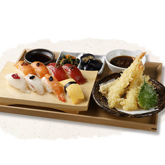 にぎり寿し8カン&天ぷら定食