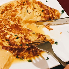 トルティージャ(焼き立てふわとろのハム入りスパニッシュオムレツ)