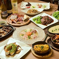 白金魚 プラチナフィッシュ 神谷町 TEPPANバルのコース写真