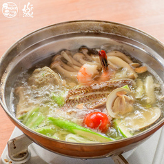 真鯛と季節野菜のアクアパッツァ風お鍋