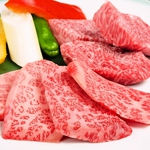 和牛上カルビ・厚切り上カルビ　人気の盛合せです