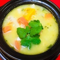 料理メニュー写真 チキン野菜のスープ