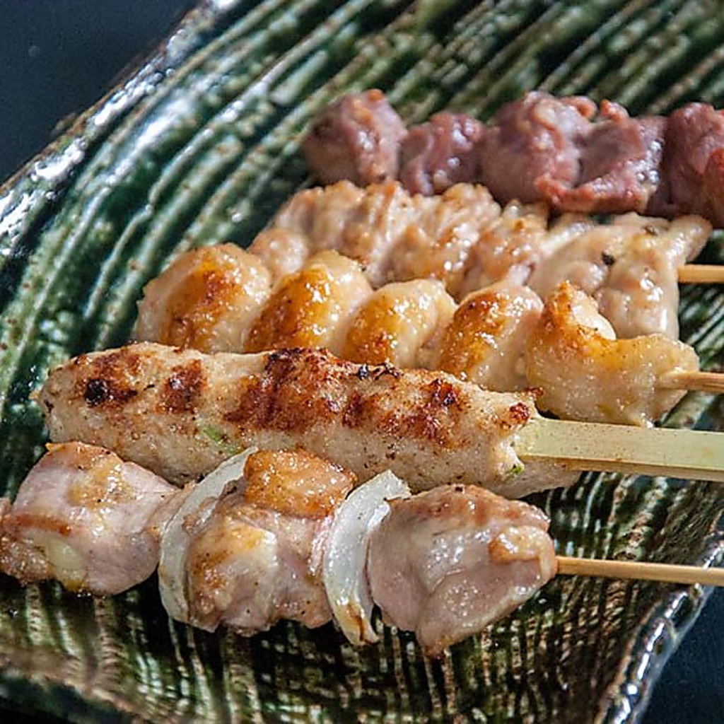 【鶏串】自社ブランド『北魅鶏』を使用！凝縮された旨みと豊かな風味が絶品です。