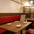 落ち着いた雰囲気の店内★※10名様以上でご予約の場合、コースのみの受付となります。